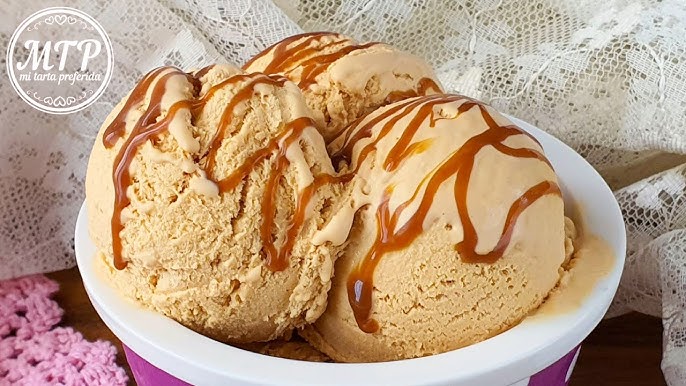 Helado de dulce de leche